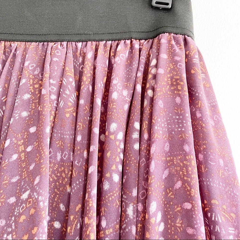 Free People Boho Layered Gypsy Georgette Skirt M - Picture 4 of 5